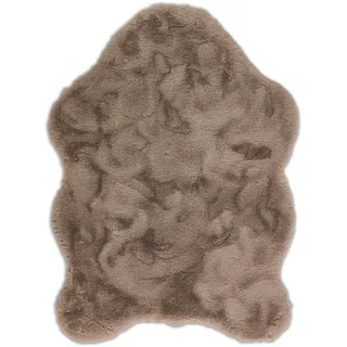 Schöner Wohnen Tender Fellteppich 60 x 90 cm Cappuccino