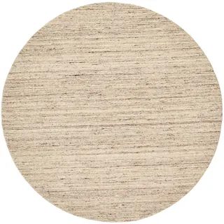 THEKO »Pure Uni rund 14 mm Höhe Handwebteppich, meliert, reine Wolle, handgewebt,