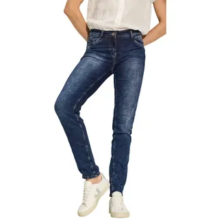 Cecil Damen, B377687 Jeans Casual fit Mid Blue wash), 30W / 30L