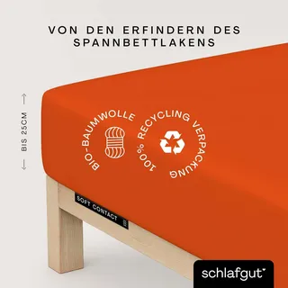 schlafgut Soft Contact 120 x 200 - 130 x 200 cm red mid