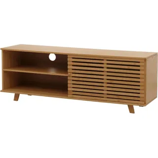 MCW Bambus TV-Rack N80 Staufächer 50x140x40cm