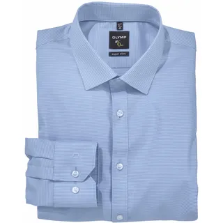 OLYMP Businesshemd »No. Six super slim«, blau