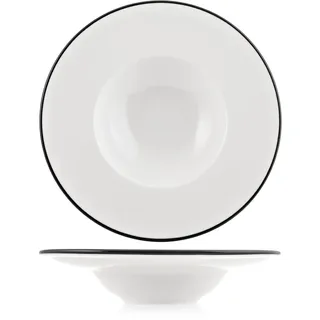 H&H Set 6 Piatti Pasta Linea Cm28