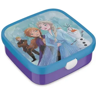 Mepal - Bento Brotdose XL Campus - Bento Lunchbox für Kinder - Inklusive 2 auslaufsicheren Bento Fächern & Gabel - Bento-Fach ist mikrowellengeeignet - 2x 200 + 1250 ml - Frozen 2
