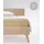 Spannbettlaken Mako-Satin 90 x 200 - 140 x 200 cm beige
