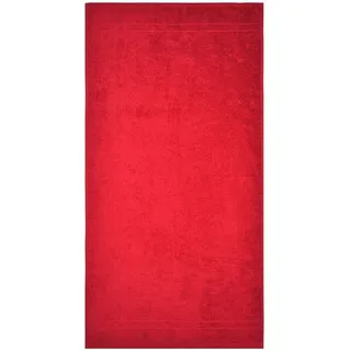 Kristall Badetuch 100 x 150 cm rot