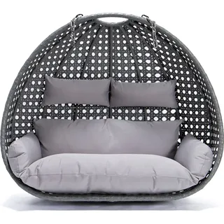 Home Deluxe Twin Korb grau