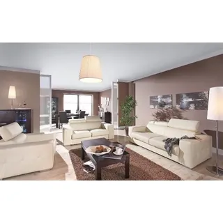 Echtleder Sofa Couch Sofagarnitur 3+2 Sitz Modernes Design Polster Garnitur Set