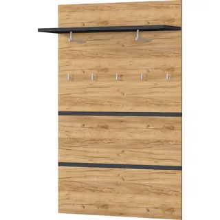 Germania Garderobenpaneel Lissabon Braun Eiche