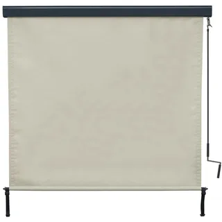 Mendler Vertikalmarkise 250 x 180 cm Beige Aluminium
