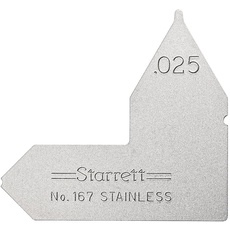 Starrett 167–025 einzelnen Radius Gauge 0,025 "Radius Gauge