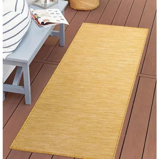 Carpet City PALM 2778 Teppichläufer 80 x 150 cm Gelb