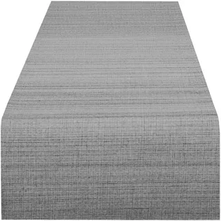 Delindo Lifestyle Tischläufer Samba Home, anthrazit, 40x140 cm, Fleckschutz, abwaschbar, für Indoor und Outdoor