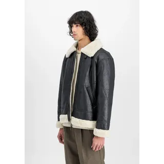 Alpha Industries B3 Fl Fliegerjacke schwarz, Größe XL