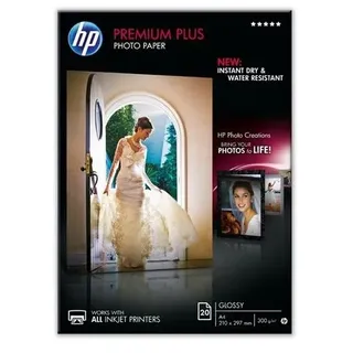 HP Premium Plus A4 300 g/m2 20 Blatt glänzend