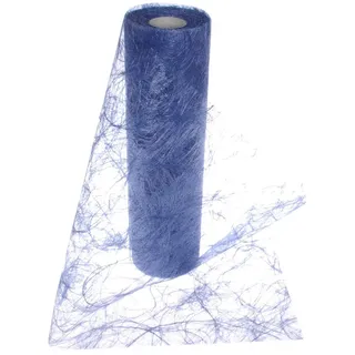 Deko AS GmbH Sizoweb Tischband dunkelblau 20 cm Rolle 25 Meter - 64 035-R 200