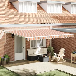 vidaXL Markisenstoff Mehrfarbig 450 x 300 cm Polyester