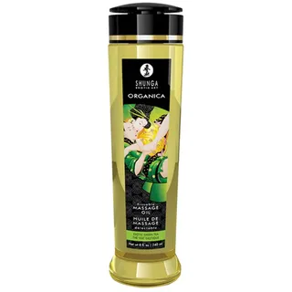 Shunga Massage Oil- Exotic Green Tea, 240ml