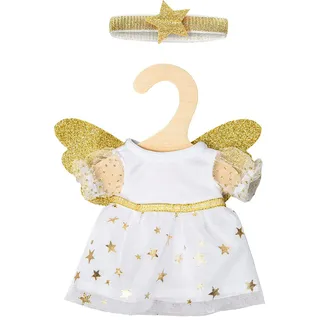 Heless Puppen-Kleid Schutzengel, mit Sternen-Haarband, mini Gr. 20-25 cm