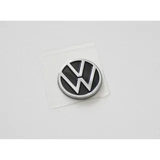 Volkswagen 5H0837891FOD Emblem Autoschlüssel Zündschlüssel Fernbedienung Plakette Aufkleber 10mm, mit neuem VW Logo