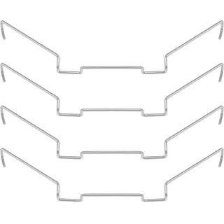 Create idea 4 Stück 9 cm CPU-Kühlkörper Lüfter Drahtschnalle Edelstahl Computer CPU Lüfter Clips Oberer Haken Befestigungsclip für Hohlwellen-Lüfter Kompatibel mit Jonsbo CR1400 CR1200