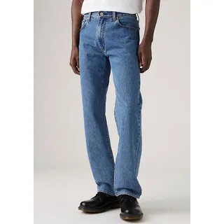 5-Pocket-Jeans LEVI'S "555 RELAXED STRAIGHT", Herren, Gr. 32, Länge 34, blau (blau essentials), Denim/Jeans, Obermaterial: 100% Baumwolle, relaxed fit, Jeans 5-Pocket-Jeans
