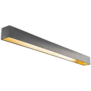 Fischer & Honsel Leuchtenschirm , Schwarz, Goldfarben , Textil , 10x10x94 cm , Lampen & Leuchten, Leuchtenzubehör, Lampenschirme