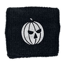 Halloween Pumpkin Schweißband schwarz, Onesize