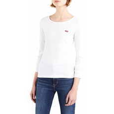 Bild Levi's Damen Long-Sleeve 2-Pack Tee' T-Shirt,White +/White XS