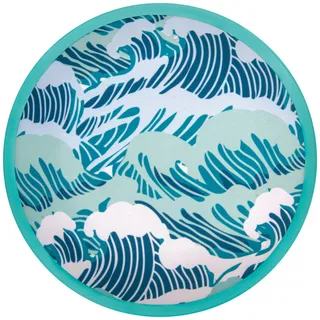 Waboba Flobo - Wasser Frisbee/Fliegende Scheibe - Fliegt gerade und weit, wenn Sie am Strand sind - Blue Ocean -18 x 1.5 cm