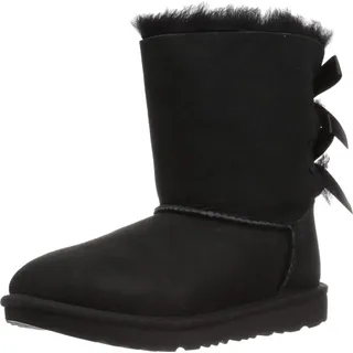 UGG Australia UGG Unisex Kinder Bailey Bow Ii Classic Boot, Schwarz, 22 EU