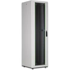 Bild Professional Dynamic Basic Serie 42HE Serverschrank, Glastür, grau, 600mm tief (DN-19 42U-6/6-D)