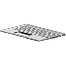 HP L19191-031 Notebook-Ersatzteil Gehäuse-Unterteil+Tastatur, Notebook Ersatzteile, Silber