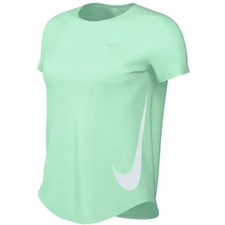 Nike Damen Laufshirt Tempo Swoosh Run Dri-FIT HV2772-353 M - Mint Foam/White - M