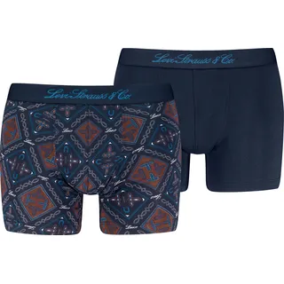 Levi's Levi's® Boxershorts »LEVIS MEN WESTERN AOP BOXER BRIEF 2P«, blau