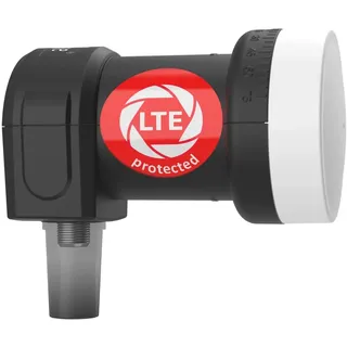 Dur-Line +Ultra Single LNB - 1 Teilnehmer schwarz - mit LTE-Filter [ Test SEHR GUT *] 1-Fach, digital, Full HD, 4K, 3D,Premium-Qualität