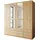 Wäscheschrank Barcelona 185 x 193 x 54 cm Braun