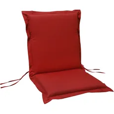 Bild indoba® Sitzauflage Niederlehner Premium, 95°C vollwaschbar Rot