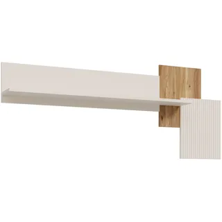 FORTE Wandboard »Oak Squere« Beleuchtung, zweifarbig, einfache Montage, beige