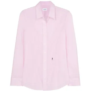 Seidensticker Damen Women Slim Longsleeve Cotton Bluse, Rosa(080613), 36 EU