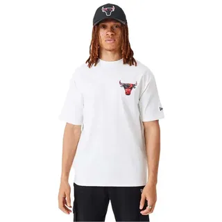 New Era Large Team Logo Los Angeles Lakers Kurzarm-t-shirt - White / Red - XL