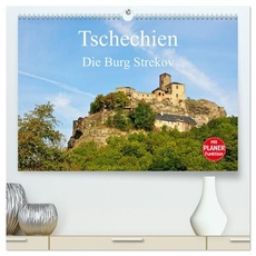 Tschechien - Die Burg Strekov (hochwertiger Premium Wandkalender 2024 DIN A2 quer), Kunstdruck in Hochglanz