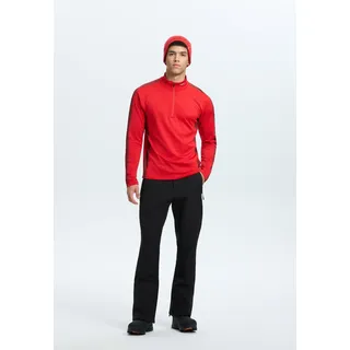 Funktionsshirt ICEPEAK "ICEPEAK FLEMINTON", Herren, Gr. S, coral, rot, Jersey, Obermaterial: 92% Polyester, 8% Elasthan, hoch geschlossener Ausschnitt, Shirts Funktionsshirt, sportlicher Stil, mit Stehkragen, hoch geschlossener Ausschnitt