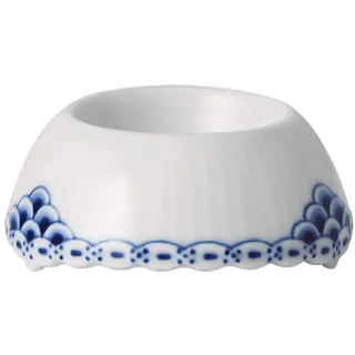 Royal Copenhagen Princess Eierbecher Porzellan Weiß-Blau, Maße: 6,9cm x 6,9cm x 2,8cm, 1052405