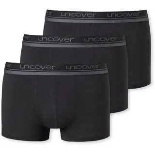 SCHIESSER UNCOVER by SCHIESSER Herren Shorts im Pack - Vorteilspack, Serie "Uncover", Unterhose Schwarz M