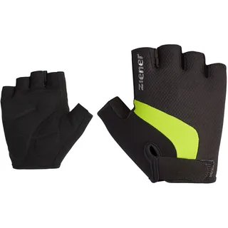 Fahrradhandschuhe ZIENER "CRIDO-Z", Herren, Gr. 7, grün (lime grün), Materialmix, Handschuhe Fahrradhandschuhe