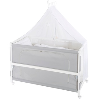 roba Room Bed Beistellbett weiß inkl. Komplettset fox & bunny