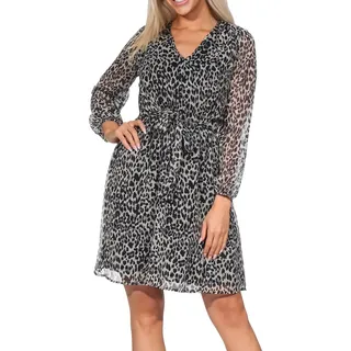 Only Druckkleid Sommerkleid Schwarz M