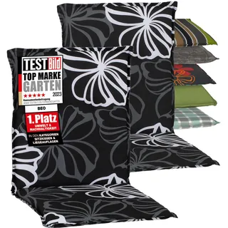 Beo Niedriglehner M125 Boston NL Saumauflage für Niedriglehner, Circa 48 x 98 cm, 5 cm Dick, schwarz