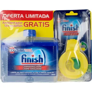 FINISH limpiamáquinas 250ml + ambientador lavavajillas